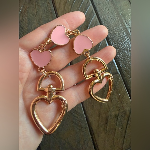 Red Heart Bag Charm Handbag Extender, New - Picture 6 of 8